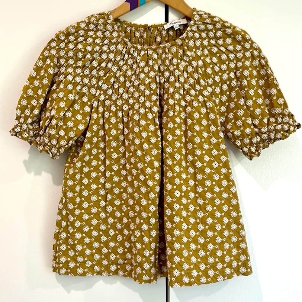 Madewell Embroidered Blouse